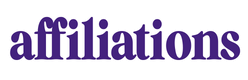 affiliations affiliations in purple text