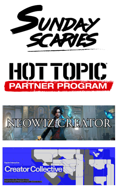 Sunday Scaries, Hot Topic Partner Program, Neowiz Creator, Kepler Interactive Creator Collective